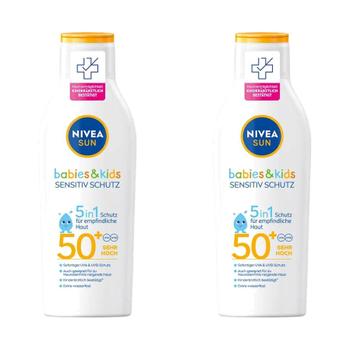 [해외직구] 독일직구 Nivea 니베아 베이비 앤 키즈 선로션 SPF 50+ 200ml 2팩