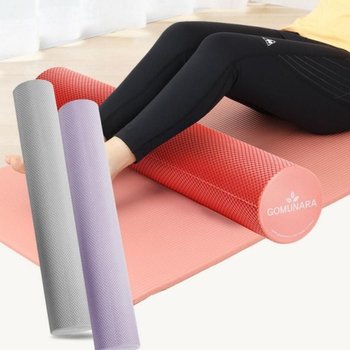 마사지 스트레칭 EVA 돌기형 요가 폼롤러 90cm 폼롤러도구마사지미니 필라테스진동돌기형