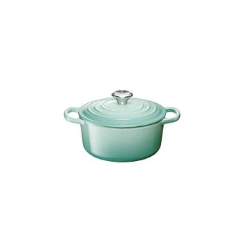 [해외] 르크루제(Le Creuset) 주물 에나멜 냄비 코코트 론드 18cm 쿨민트 IH 오븐 호환【정품】