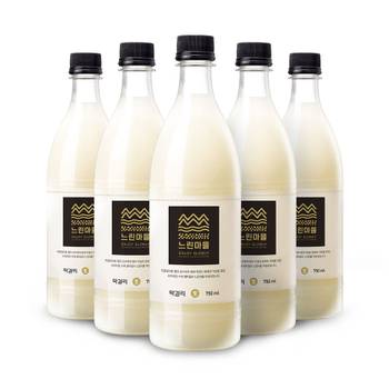 배상면주가 무아스파탐 느린마을막걸리 750ml x 5입(6%)