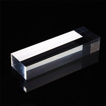 사각 투명 아크릴 판 10X3cm 20T 재단 원판 판넬 막대 (W98B147)