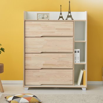 아로마 4단 1000 멀티수납 전도방지 서랍장