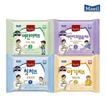 매일 상하 유기농 치즈 1-4단계 180g 120매 모음딜