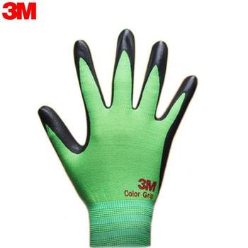 3M 컬러그립 R 코팅장갑 그린