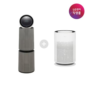 [금액별 추가적립금][LG전자 직영] 세트상품 AS336NSLC+AS186HWWA (공기청정기+공기청정기)