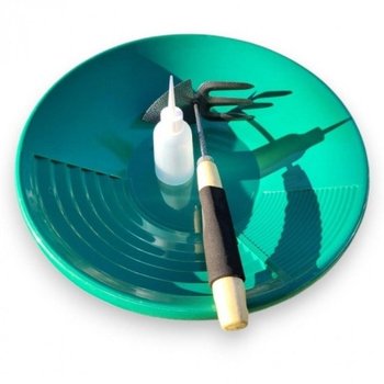 고품질 금채굴 도구 세트 패닝 접시 쌍호미 스포이드 사금 채취용품 (WFKMWA8)