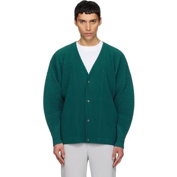 옴므 플리세 이세이 미야케 그린 컬러 플리츠 가디건 151188751