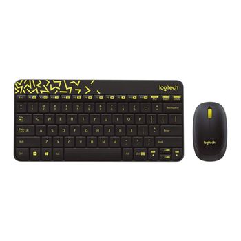 로지텍 무선키보드+마우스 콤보세트 MK240 블랙