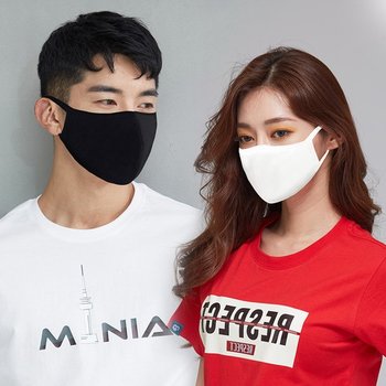 [진마니아] 3D 면 3중 보건용 마스크 국산 제작 세탁가능 MSK-003