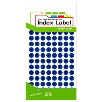 원형스티커 9mm 스티커 벳 블루 컬러스티커 리 13매입 문구/사무용품