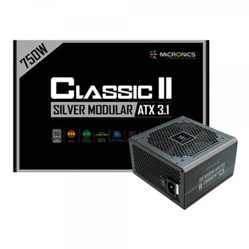 마이크로닉스 Classic II 750W 80PLUS실버 모듈러 ATX3.1 (정격 컴퓨터 파워서플라이)