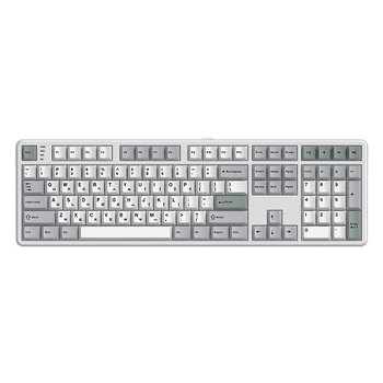 GK798PRO 유무선 기계식 메탈 화이트 (KTT블루 포각)