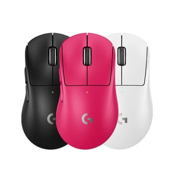 [해외] [화이트/핑크 특가]Logitech 로지텍 지슈라2 덱스 무선 게이밍 마우스 PRO X SUPERLIGHT 2 DEX