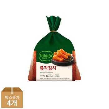 CJ 비비고 총각김치 1.5kg x4개