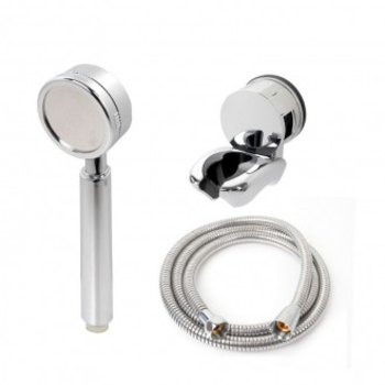 리빙 227SLS67 샤워기 고급메탈호스 A세트 1.5m/수압상승 샤워헤드 거치대 행거 샤워줄 부스 걸