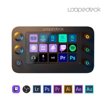 [루프덱] 라이브S Loupedeck New LIVE S 스트리머 특화 I 이미지 동영상 편집 콘솔