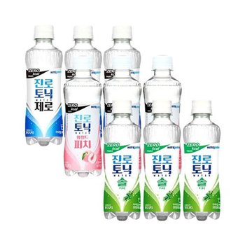 하이트진로 토닉워터 300ml 제로 3개 + 와일드피치 3개 + 솔3개[무료...