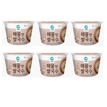 청정원 해물맛 컵쌀국수 92gx6 맛있는 간식간편식 한국식품 (S49775930)
