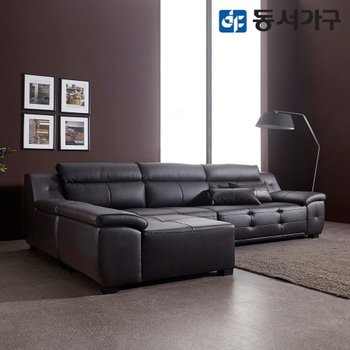 [착불] 라칸 고급 이태리 천연가죽 라텍스탑 4인 소파+팔걸이스툴 ...