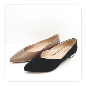 미셸 by 여성 깔끔하고 발편한 데일리 플랫 2cm 120224 LEE10760