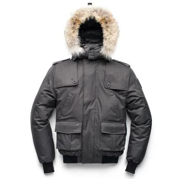 노비스 남성 CARTEL 카르텔 봄버 패딩 자켓 스틸 그레이