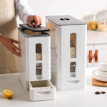 진공 쌀통 10kg <b>20kg</b> 쌀 보관용기 <b>밀폐</b> 잡곡통