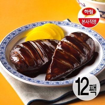 하림 칼집닭가슴살 사천짜장맛 100g 12팩