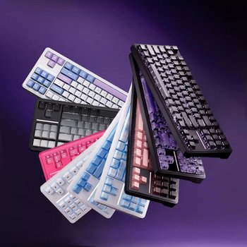 [해외] 레그넷 ATK A87/A87PRO 무선 기계식 키보드  Gasket구조 87키배열 1600만RGB PC보강판