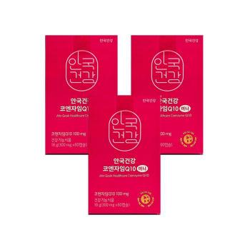 안국건강 코엔자임Q10 미니 300mg x 60캡슐 3개 HIS (S51561886)