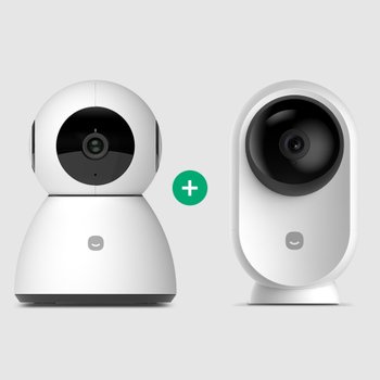 헤이홈 [1+1] 홈카메라 300만화소 EGG PRO & 스마트 홈캠 500만화소  5MP PRO+
