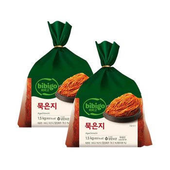 CJ제일제당 비비고 묵은지1.5kg x2개