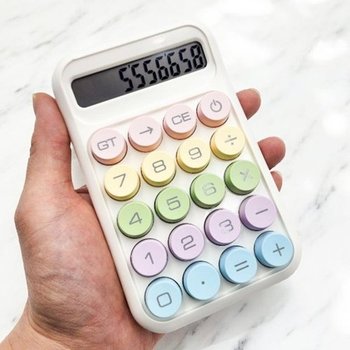 고품질 예쁜 컬러 쌀집 일반 사무용 키감좋은 계산기 이쁜계산기 ...