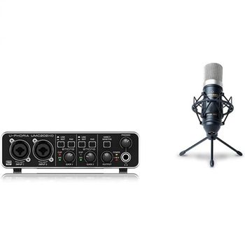 [해외] 독일 베링거 오디오 인터페이스 1861495 Behringer UMC202HD U-Phoria 2x2 192kHz USB Audio Int