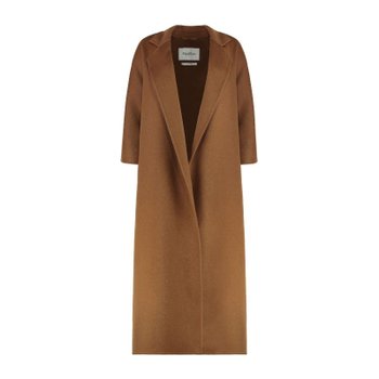 [해외배송] 막스마라 라펠 칼라 롱 캐멀 울 코트 GITANO2511011051600 009