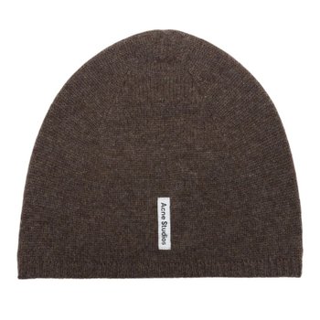 [해외] [해외배송] 아크네스튜디오 캐시미어 피티드 비니 C40460 BZH WALNUT BROWN
