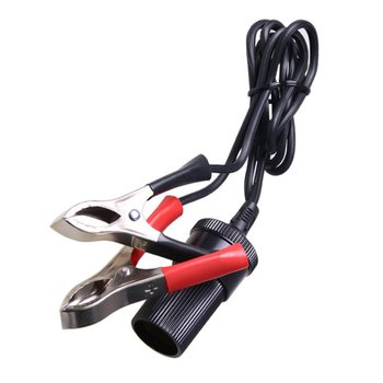 차량용 시거잭 배터리 악어집게 클립 전원 케이블 테스트선 소켓