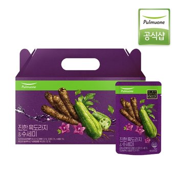 [풀무원녹즙] 진한 흑도라지 수세미 80mlx30포