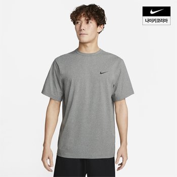 남성 나이키 드라이핏 UV 하이버스 반팔 피트니스 탑 DV9840-097