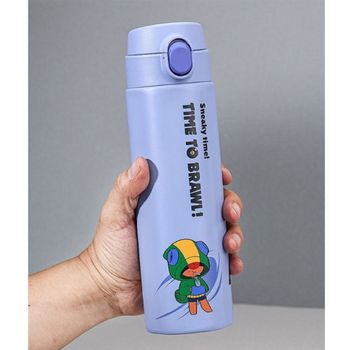 브롤스타즈 원터치 보냉 텀블러 레온 500ml 1P 이중 스텐 휴대용 물통