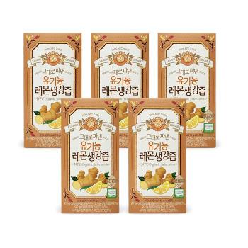 홀베리 그대로 짜낸 유기농 레몬생강즙 15g x 14포 5박스 Ss (S29950660)