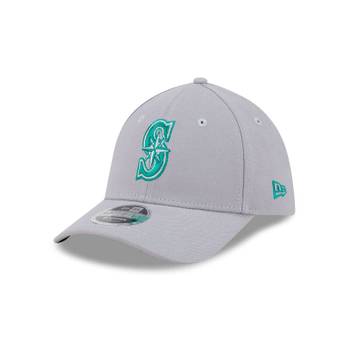 [해외] 1227536 뉴에라 모자 MLB [시애틀 매리너스] Gray 39THIRTY M-Crown Stretch Fit Hat
