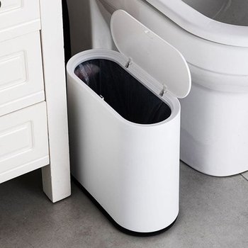 이동식 분리 화장실 틈새 휴지통 쓰레기통 10리터 (WFJ9QNZ)