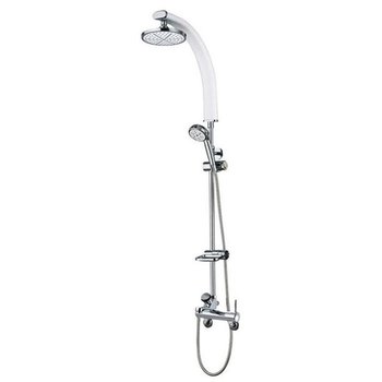 [JHQSQHSH_52CW]해바라기샤워기 DS8500 화이트 수전 일체형