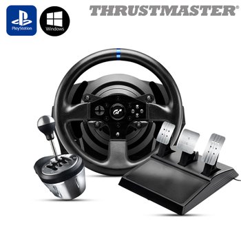 트러스트마스터 T300RS GT 레이싱휠, TH8A 쉬프터 패키지(PS5,PS4,PC용) SSG