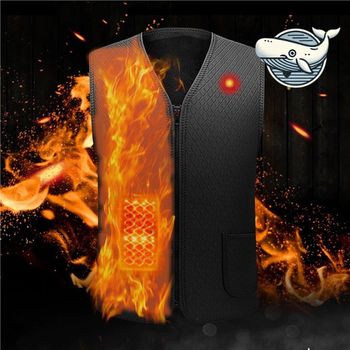 겨울 방한 USB 발열 조끼 소프트 기모 안감 겨울조끼 한겨울조끼 열선조끼 핫팩 열조끼