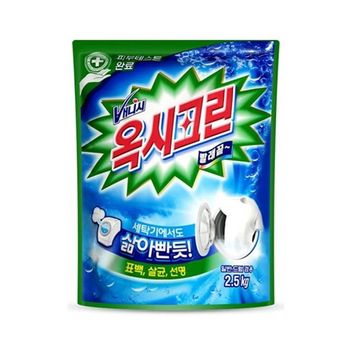 드럼세탁기 옥시크린 2.5kg세필 일반세탁기 드럼전용표백제
