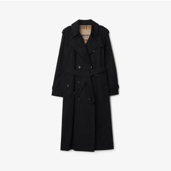 버버리 트렌치코트 롱 워털루 헤리티지 블랙 80794181 국내배송