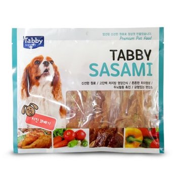 육포브랜드 테비사사미 치킨꽈배기 300g