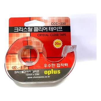 크리스탈 테이프_투명 스카치 테이프 12x20m