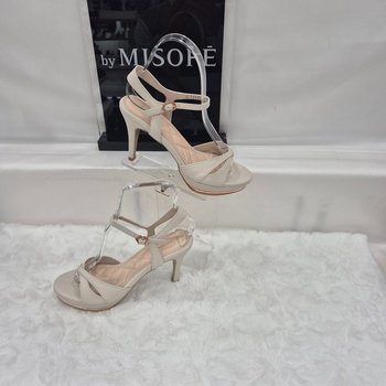 By 페미닌 라인 오픈토 샌들 112HH224DS029 IVORY 1_JJ